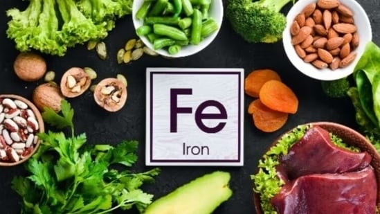 6. Iron: Improves metabolic activity and reduces fatigue.  Dates, pomegranate, munakka, green leafy vegetables like methi, amaranth are important sources of iron.  Yellow skin, unexplained tiredness, shortness of breath, fast heartbeat, headache, etc.  are signs of iron deficiency.  (Adobe Stock)