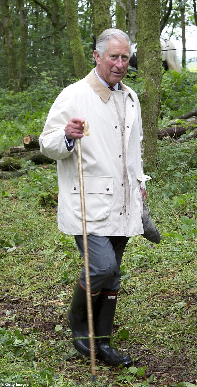 The King's love of the outdoors, such as hiking and camping, is believed to have been fostered during his time at Gordonstoun School.  Image from 2012